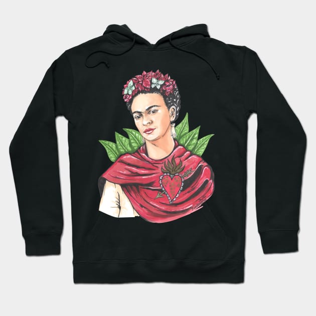 Frida Kahlo Hoodie by Pendientera